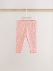 Pink Spot Peplum Top and Leggings Baby Set (0mths-2yrs) - Image 3 of 12