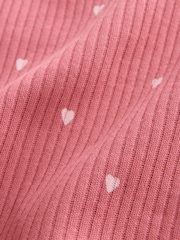 Pink Cherry Print Baby Leggings 5 Pack (0mths-2yrs) - Image 11 of 11
