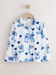 Plavo/Krem boja - Lilo & Stitch Jersey Button Through Pyjamas 1 Pack (3-16yrs) - Slika 5 od 9