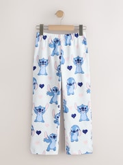 Plavo/Krem boja - Lilo & Stitch Jersey Button Through Pyjamas 1 Pack (3-16yrs) - Slika 6 od 9