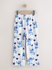 Plavo/Krem boja - Lilo & Stitch Jersey Button Through Pyjamas 1 Pack (3-16yrs) - Slika 7 od 9