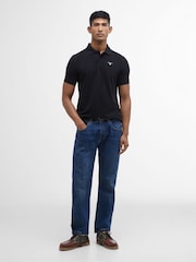 Barbour Black Original Sports Tailored Polo Shirt - Image 2 of 6