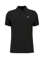 Barbour Black Original Sports Tailored Polo Shirt - Image 6 of 6