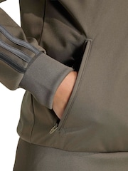 adidas Originals Khaki Green Firebird Loose Track Top - Image 5 of 7