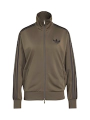 adidas Originals Khaki Green Firebird Loose Track Top - Image 7 of 7