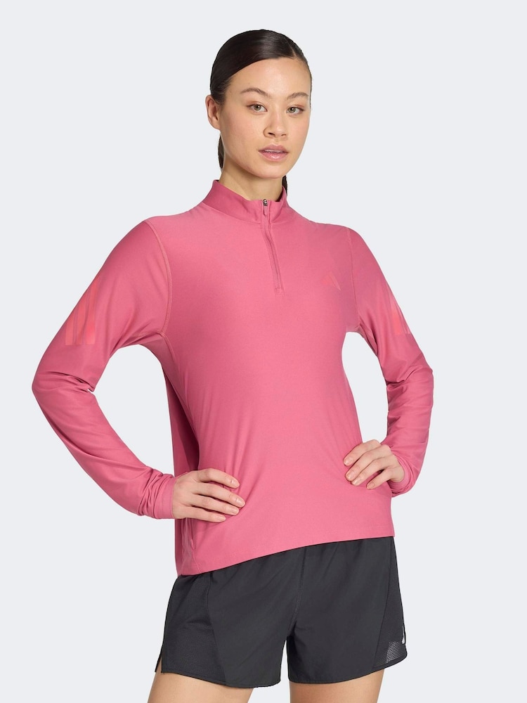 adidas Adi365 Iconic Running Half-Zip Hoodie - Image 1 of 7