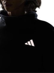 Чорний - adidas adi365 Run Long Sleeve Top - Image 6 of 7