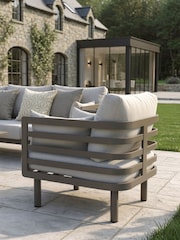 Maze Caf Brown Garden Armchair Pair - Image 4 of 5