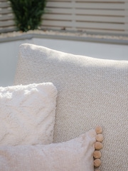 Maze Caf Brown Sicily 2 Seat Garden Sofa and Armchairs Set with Coffee Table - Image 3 of 6