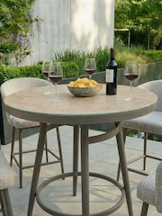 Maze Latte Brown Zen 4 Seat Garden Bar Set - Image 3 of 6