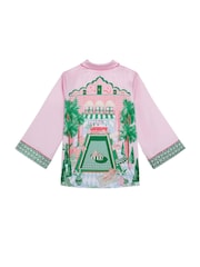 Chelsea Peers Satin The Wild Wonderland Print Long Pyjamas Set - صورة 10 من 10
