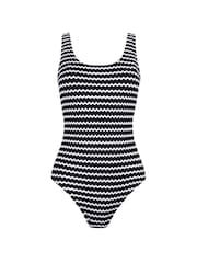 Chelsea Peers Black Crochet Sandwave Swimsuit - Image 5 of 6