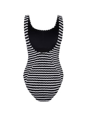 Chelsea Peers Black Crochet Sandwave Swimsuit - Image 6 of 6