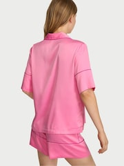 Victoria's Secret Sexy Little Pink Satin Short Pyjamas Set - Image 2 of 3