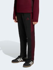 adidas Black/Burgundy Kids Tiro 26 Essentials Winterized Training Tracksuit Bottoms - Image 1 of 6