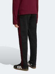 adidas Black/Burgundy Kids Tiro 26 Essentials Winterized Training Tracksuit Bottoms - Image 2 of 6