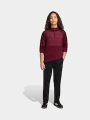 adidas Black/Burgundy Kids Tiro 26 Essentials Winterized Training Tracksuit Bottoms - Image 3 of 6