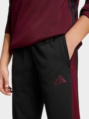 adidas Black/Burgundy Kids Tiro 26 Essentials Winterized Training Tracksuit Bottoms - Image 4 of 6