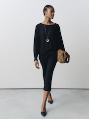 Black Poncho Cover-Up - Image 2 of 4