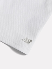 לבן - New Balance גופייה במרקם ריב - תמונה 3 מתוך 3