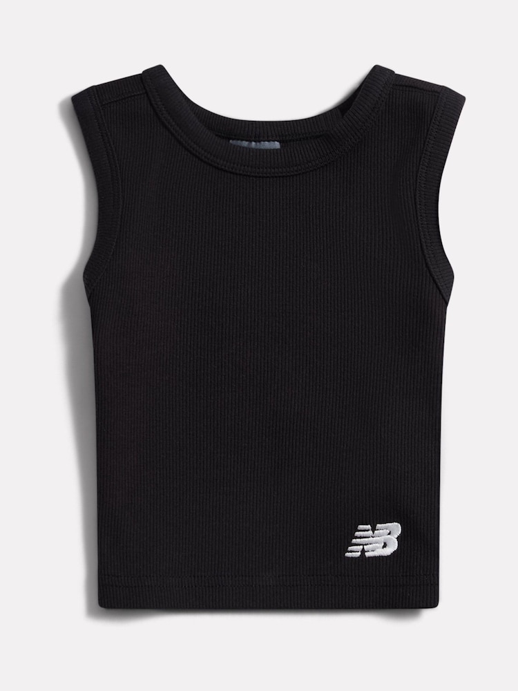 שחור - New Balance Rib Vest - תמונה 1 מתוך 3