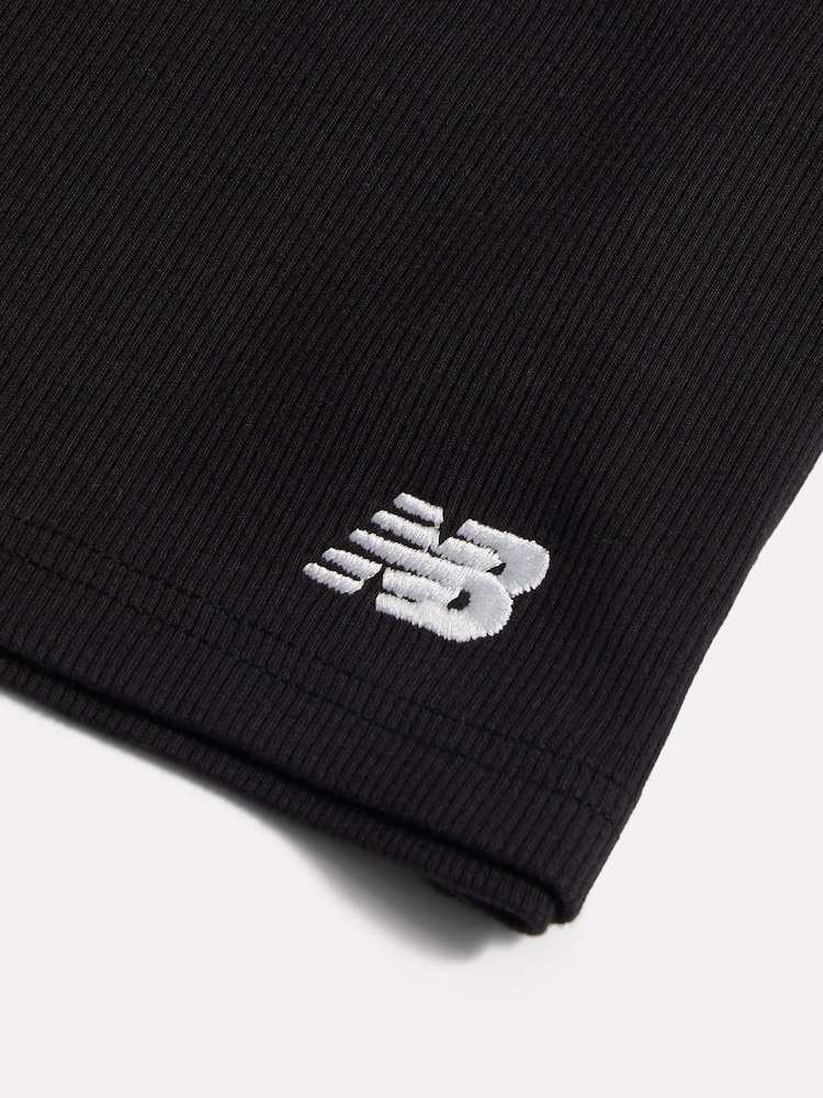 שחור - New Balance Rib Vest - תמונה 3 מתוך 3