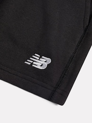 Negro - New Balance French Terry Small Logo Shorts - Imagen 3 de 3