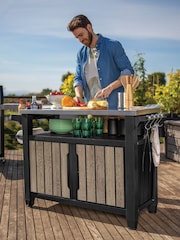 Keter Brown Unity XL Deco Garden Prep Station with Drawers - Image 1 of 6