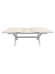 Maze Dawn Grey Small Vienna Rectangular Extending Garden Dining Table - Image 4 of 4