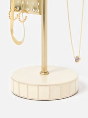 Oliver Bonas Cream Cilo Enamel Jewellery Stand - Image 5 of 5