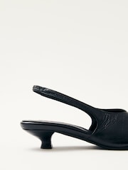 Alohas Black Eros Leather Slingback Shoes - Image 5 of 5