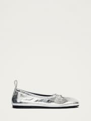 Alohas Rosalind Shimmer Leather Ballet Flat Shoes - Image 1 of 5