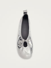 Alohas Rosalind Shimmer Leather Ballet Flat Shoes - Image 3 of 5