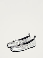 Alohas Rosalind Shimmer Leather Ballet Flat Shoes - Image 4 of 5