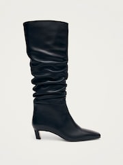 Alohas Black Kalila Leather Tall Boots - Image 3 of 7