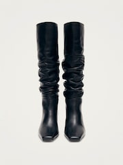 Alohas Black Kalila Leather Tall Boots - Image 5 of 7