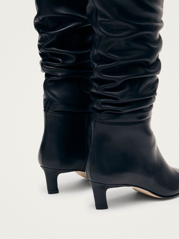Alohas Black Kalila Leather Tall Boots - Image 7 of 7