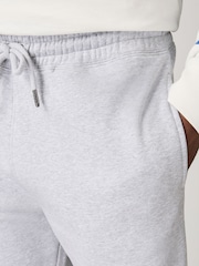 Grey Marl Slim Fit Brushback Joggers - Image 4 of 8