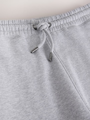 Grey Marl Slim Fit Brushback Joggers - Image 7 of 8