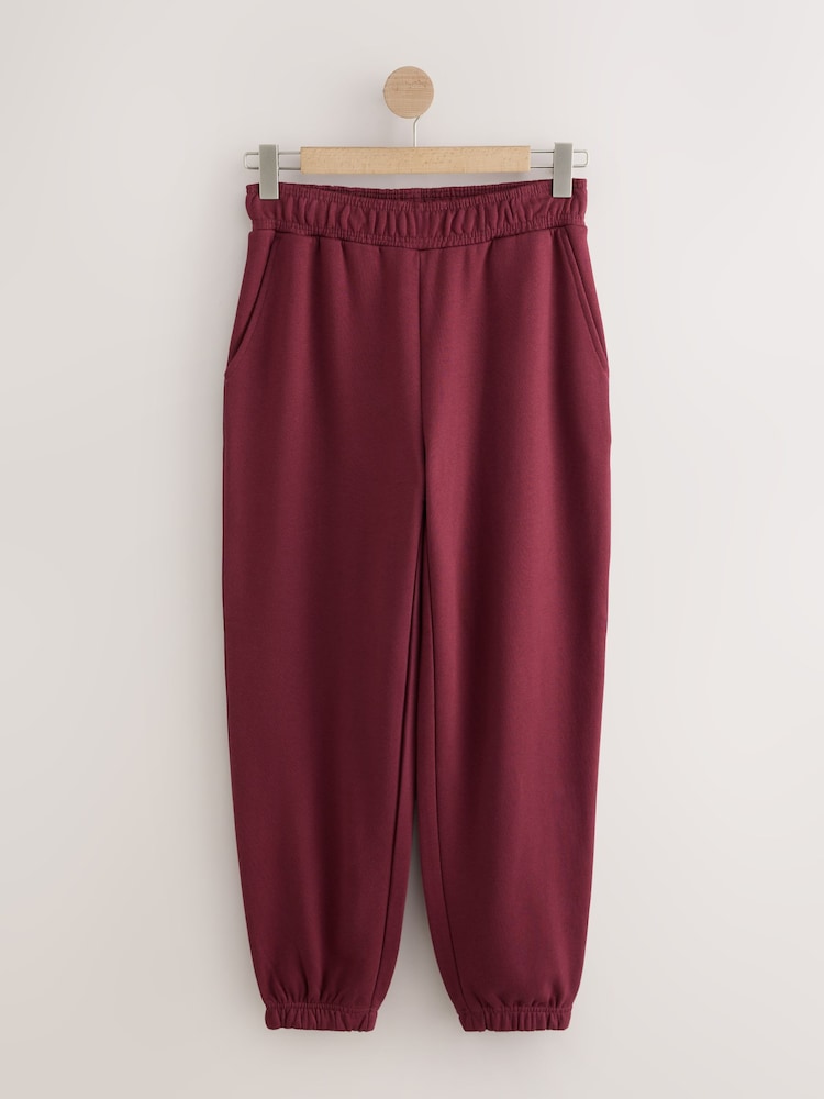 Wine Cuffed Joggers - Image 1 of 3 Wine Cuffed Joggers - Image 1 of 3