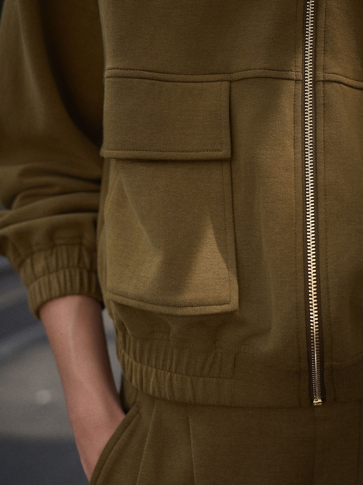 Khaki Green N. Premium Slinky Utility Jacket - Image 4 of 4