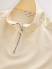 Ecru - Slinky Quarter Zip Sweatshirt - Obraz 2 z 3