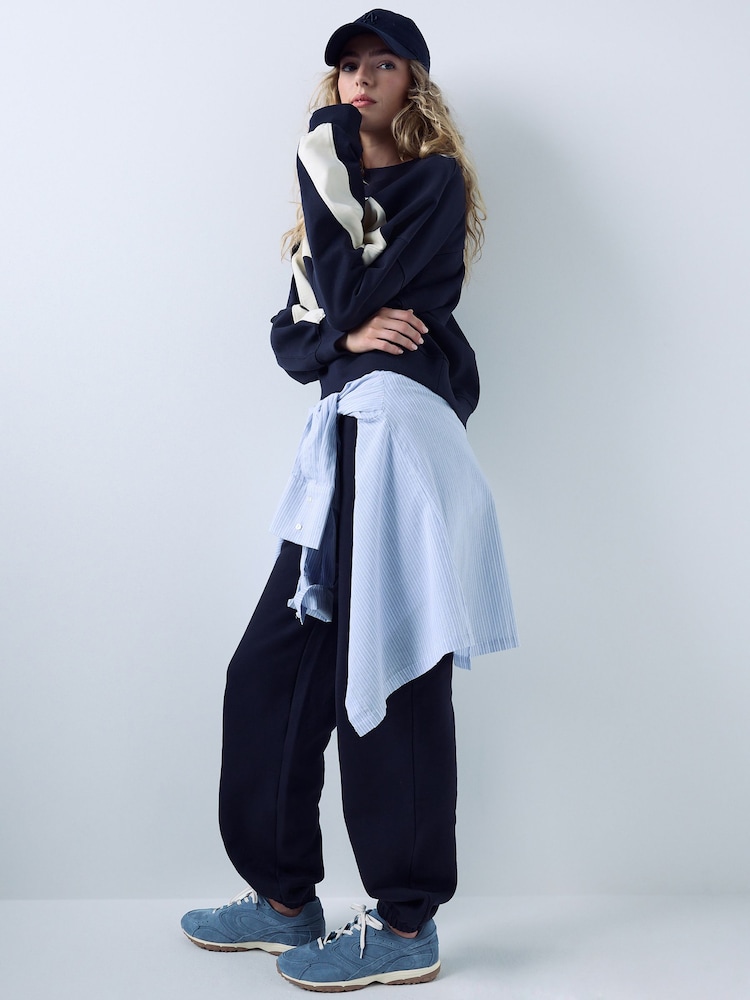 Marina de guerra - Joggers con dobladillo - Imagen 2 de 5