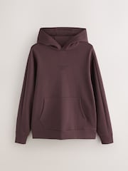 Burgundy Red Scuba Overhead Hoodie - Image 6 of 8