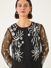 Roman Black Embellished Detail Jacket - Image 2 of 5