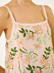 Roman Orange Floral Broidery Cami - Image 5 of 5