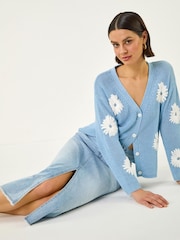 Roman Blue Light Wash Midi Skirt - Image 2 of 5