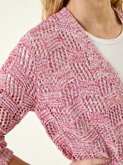 سترة كارديغان محبوكة بنمط شريطي من مزيج القطن من Roman - صورة 5 من 5