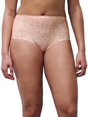Chantelle Softstretch High Waisted Briefs, Leo Blush - Image 1 of 4