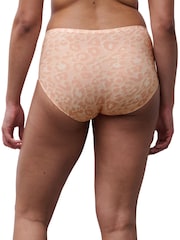 Chantelle Softstretch High Waisted Briefs, Leo Blush - Image 2 of 4